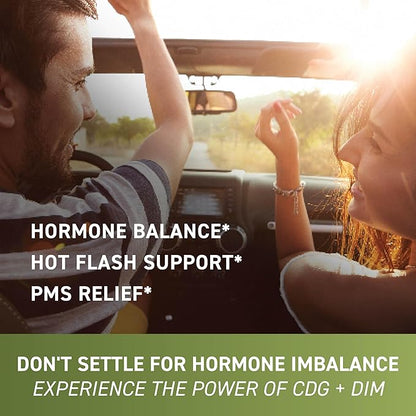 Calcium D-Glucarate with DIM Supplement for Estrogen Detox & Hormone Balance for Women & Men | Detox & Cleanse, Hormonal Acne, Menopause & CDG for Liver Support | Non-GMO, Third-Party Tested | 30ct