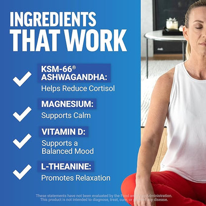 Force Factor Amazing Ashwa Complete Calm Support, KSM-66 Ashwagandha, Like Ashwangandha Gummies to Promote Calm & Relaxation with Magnesium & L-Theanine, Blueberry Pomegranate, 180 Soft Chews, 3-Pack