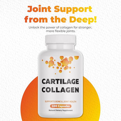 FabLab Collagen Supplement - Nutritional Supplement for Nerve & Bone Support - Non-GMO, Anti-Aging Dietary Product with Hydrolyzed Peptides -100 Capsules