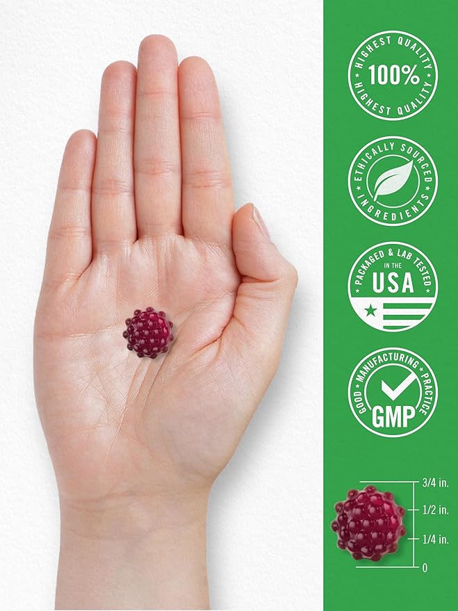 Carlyle Kids Melatonin Gummies | 1 mg 100 Count | Fruit Flavor Gummy | Vegan, Non-GMO, Gluten Free | by Lil Sprouts