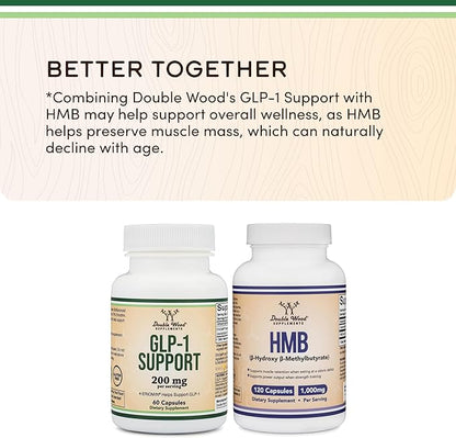 GLP-1 Supplement - Clinically Studied Bioflavonoid Extract to Help Support Natural GLP 1 Levels and Promote Gut Health (200mg, 30 Servings) Std to 70% Eriocitrin and 5% Hesperidin by Double Wood