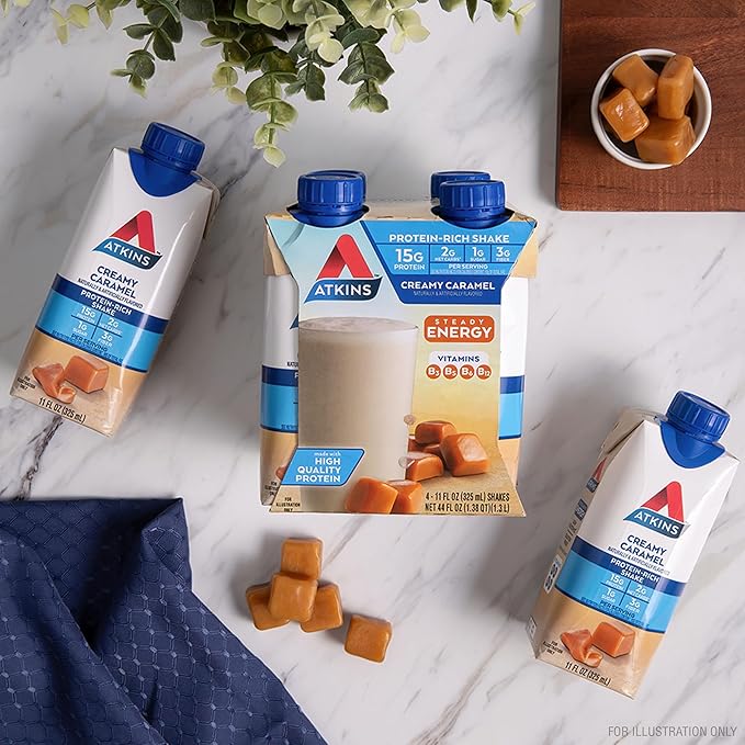 Atkins Atkins Energy Shake Creamy Caramel, (Pack of 24)