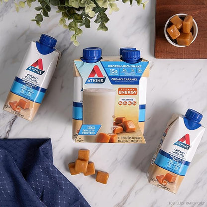 Atkins Atkins Energy Shake Creamy Caramel, (Pack of 24)