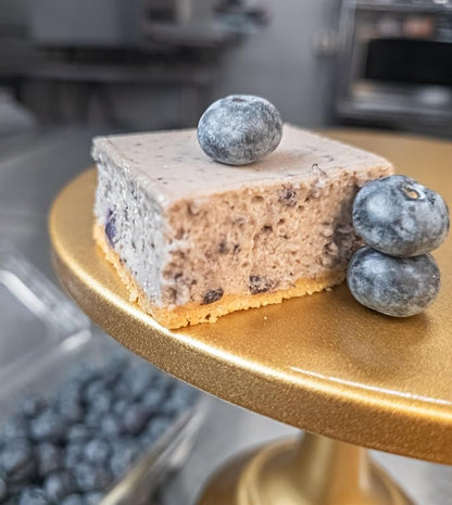 Low Carb Protein Cheesecake Bars | High Protein, Gluten-Free, Clean Ingredients Snack Bars (20, Blueberry)