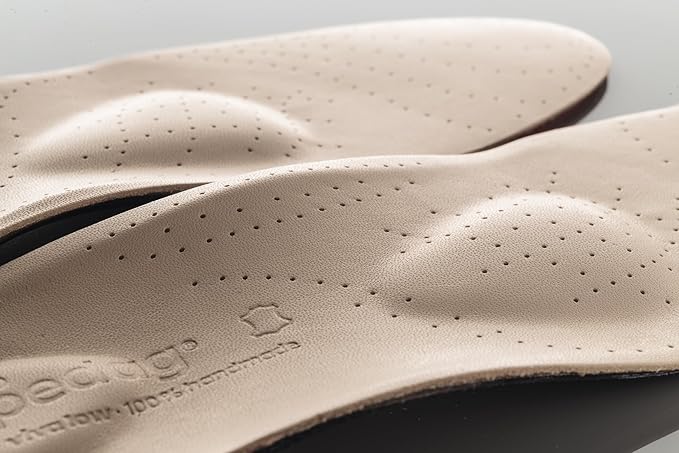 Pedag Viva Low | Low Arch Support | Handmade in Germany | Plantar Fasciitis Relief | Heel Cushion | Activated Charcoal Odor Control | Metatarsal Support | Tan | Women US 6 / EU 36
