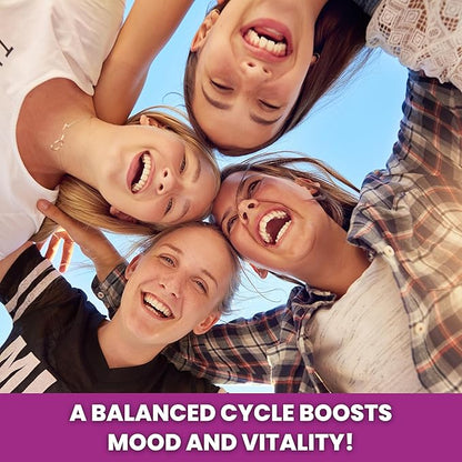 GYNEPLUS Menstrual Relief Capsules, Natural Period Pain Relief, Hormone Balance & Ovarian Support, Regulate Menstrual Cycle, Ease Cramps, Hormonal Balance Supplement for Women, 60 Capsules