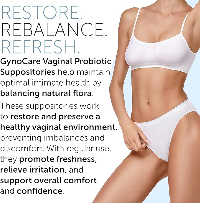 Vaginal Probiotics for Women | Boric Acid For Women | pH Balance for Women | Yeast Infection Care | Natural Defense Against Fishy Odor, Burning and Excess Discharge | 12 Vaginal Suppositories