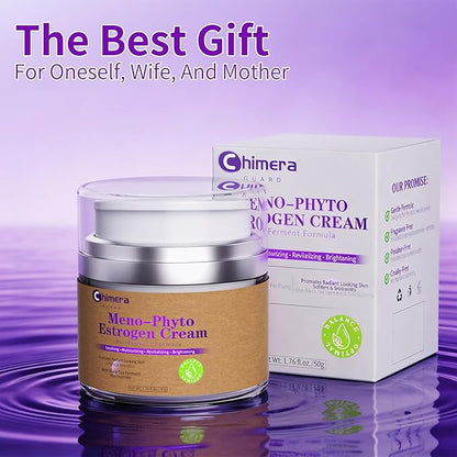 Estrogen Cream for Menopausal Women Support | Intimate Moisturizing Cream - Relieves Vaginal Dryness & Vulvar Itching | Contains Cranberry, Soy Isoflavones, Vegan Formula | 50g (3-Month Supply)