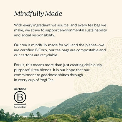 Yogi Tea - Bedtime (6 Pack) - Supports a Good Night’s Sleep - Tea with Passionflower, Chamomile, Valerian Root, and Lavender - 96 Organic Herbal Tea Bags