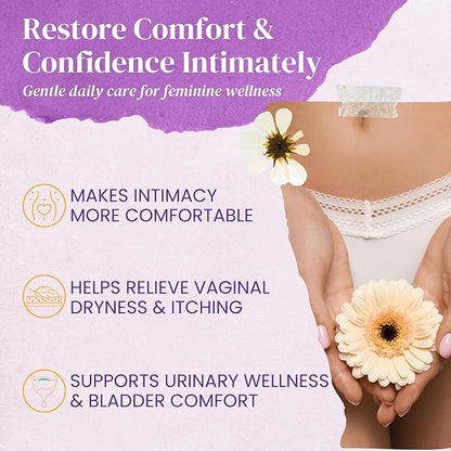 Bioidentical Estriol Cream for Women - Intimate Moisturizing Cream for Women - Menopause Relief for Vaginal Dryness & Vulva Itch – 50g / 1.76 oz (3 Month Supply)