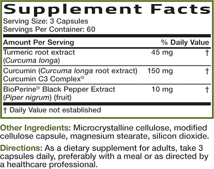 Bronson Turmeric Curcumin Extra Strength - Antioxidant, Joint & Digestion Support with BioPerine, Non-GMO, 180 Vegetarian Capsules