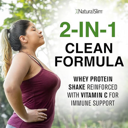 Metabolic Protein C-Plus, Whey Protein Powder & Shake Meal Replacement with Vitamin C, L-Glutamine & Digestive Enzymes, Low Carb Protein Drink, Support Metabolism, Energy & Gut health 1.1 lb, Vanilla