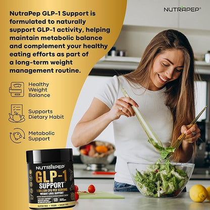 GLP-1 Support Weight Loss Probiotic Supplement - Women Men Natural Appetite Suppressant & Metabolism Booster - Daily GLP1 Support to Activate Fat Burn Support Healthy Gut Curb Hunger