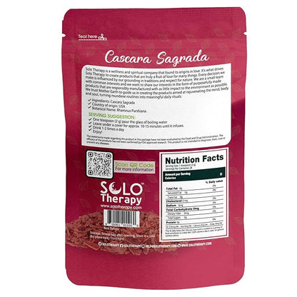 Cascara Sagrada Bark Herbal Tea - Cut and sifted - Rhamnus purshiana Resealable Bag - 56 grams - Premium Quality (Cascara Sagrada Bark)