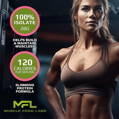 MFL Slim WHEY Protein Powder | 28g Protein | Low Carbs | Slimming Nutritional Shake | Sweetened with Stevia | 2 lbs. (Chocolate Berries)