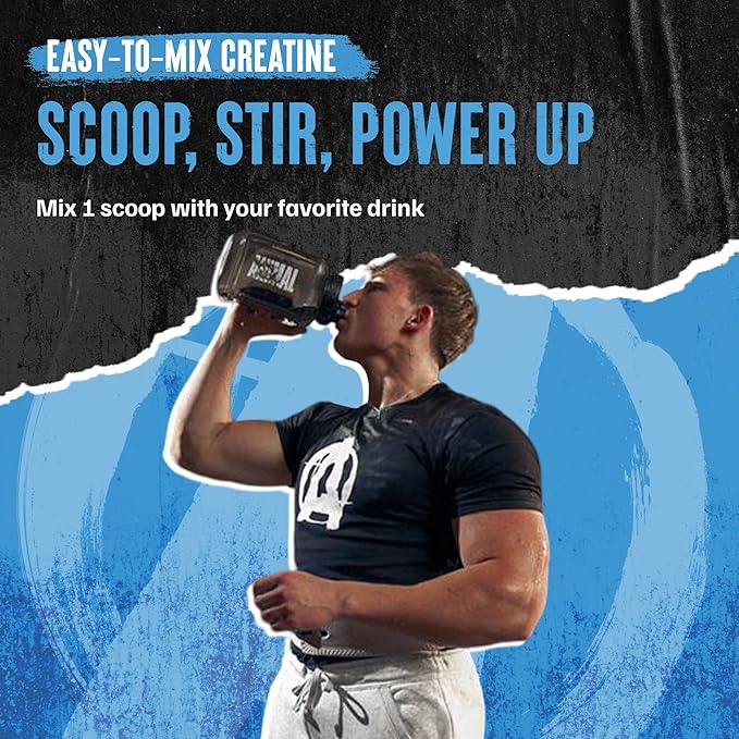 Animal Creatine Monohydrate Powder - Micronized Creatine for Women and Men, Supports Muscle Growth, Strength, Endurance, Recovery and ATP Production, Gym & Workout Supplements - Unflavored, 1kg