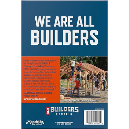 Clif Builders Protein Bars - Chocolate Flavor - 20g Plant Based Protein - Gluten Free - Non-GMO - Low Glycemic - No Artificial Sweeteners - 2.4 oz. (12 Pack)
