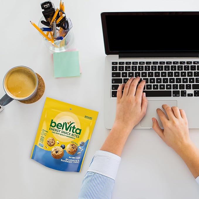 belVita Energy Snack Bites, Blueberry and Sunflower Seed, 5 oz