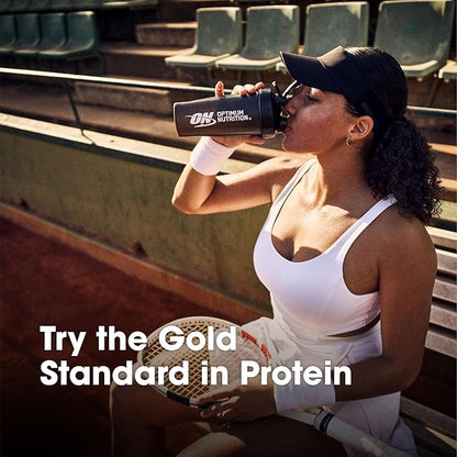 Bundle of Optimum Nutrition Gold Standard 100% Whey Protein Powder, Double Rich Chocolate, 10 Servings, 0.68 Pounds (Pack of 1) + Optimum Nutrition Shaker Cup, 28oz, Pack of 1