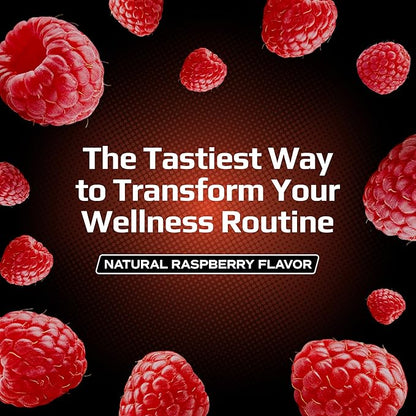 Effective Nutra Mushroom Gummies 2500mg - 10in1 Lion’s Mane, Reishi, Chaga, Cordyceps & More - Focus, Clarity, Memory, Immunity, Energy - Natural Raspberry Flavor, Vegan, Made in USA (2-Pack)