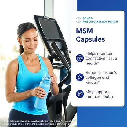 Pure Encapsulations MSM Capsules | Sulfur Supplement to Support Joints, Immune System, Connective Tissue, and Respiratory Health* | 360 Capsules