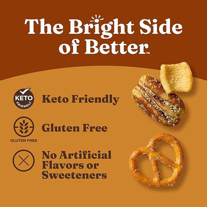 Catalina Crunch Protein Snack Mix - 8g Protein, 1g Sugar per Serving - Good Source of Fiber, Keto, Gluten Free - Honey Mustard, 5.25 Ounce Bag (Pack of 4)
