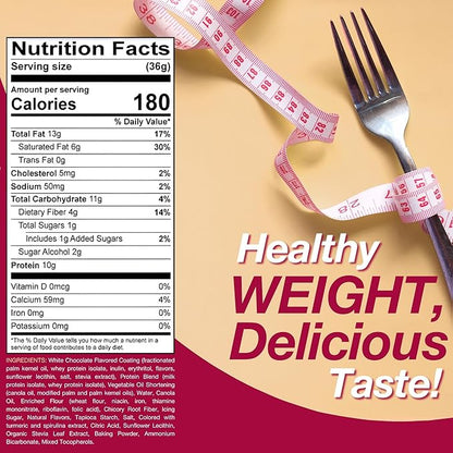 ProtiDIET Key Lime Pie Protein Wafer Bar - Low Sugar High Protein Snacks for Adults, Perfect On the Go Meal Replacement Bar and Nutritional Snack - 7 Key Lime Wafers Per Box