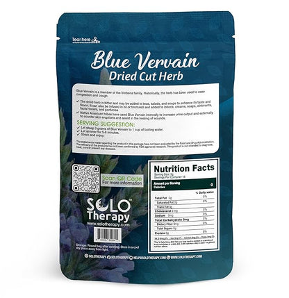 Blue Vervain Herb Cut and Sifted - Resealable Bag - 56 grams - Verbena hastata Premium Quality (Blue Vervain Herb)