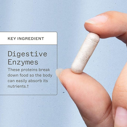 Amy Myers MD Complete Enzymes - Digestion Supplement for Gut Health Support - Digestive Enzyme Blend for Immune System Health - Aids Against Stomach Issues - 120 Capsules (60 Servings)