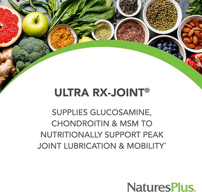 NaturesPlus Ultra Rx-Joint - 180 Tablets, Pack of 2 - Supports Healthy Joint Function - with Glucosamine, Chondroitin & MSM - Gluten Free - 120 Total Servings