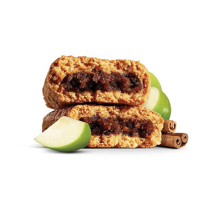 Nature's Bakery Whole Wheat Fig Bars, Apple Cinnamon, Real Fruit, Vegan, Non-GMO, Snack Bar, 1 Box With 12 Twin Packs (12 Twin Packs) (Pack of 2)