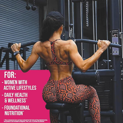 Rule 1 Proteins Women's Multi - Women's Daily Vitamins, Essential Minerals, Superfoods, and Botanical Extracts for Active Lifestyles and Wellness Support (60 Tablets, 30 Day Supply)
