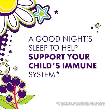 Pure Zzzs Kidz + Immunity by Vicks, Melatonin Sleep Aid Gummies for Kids and Children, Zinc for Immune Support, Low Dose Melatonin, Berry Flavored, 42 Gummies