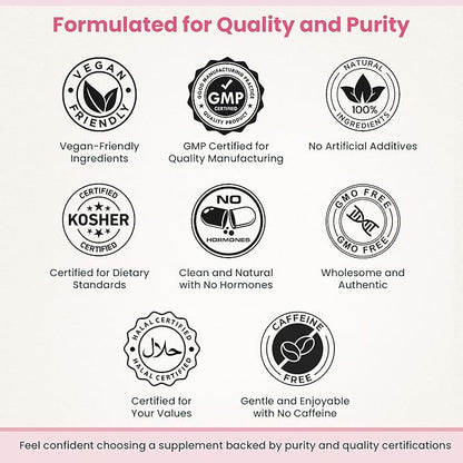 Menopause Supplements for Women -Women Multivitamin for Wellness & Vitality -Herbal Support for Hormone Balance & Emotional Comfort -Ideal for Hot Flash & Night Sweat -90 Capsule