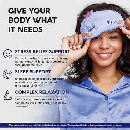 L Theanine 400 mg | L-Theanine Stress Relief | Extra Strength Supplement | Made in USA | Relaxation, Sleep & Calm Support | For Men & Women | Plant Based, Non-GMO & Gluten-Free | 120 Vegan Capsules