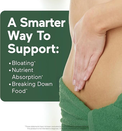 SMARTERNUTRITION Vegan Digestive Enzymes - Digestion Bloating & Gut Health Support with 16 Multi Enzymes for Nutrient Absorption & Meal Time Comfort for Both Men & Women - 90 Count[30-Day Supply]