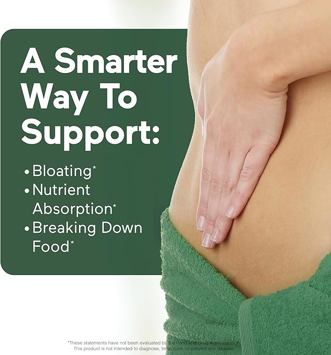 SMARTERNUTRITION Vegan Digestive Enzymes - Digestion Bloating & Gut Health Support with 16 Multi Enzymes for Nutrient Absorption & Meal Time Comfort for Both Men & Women - 540 Count[180-Day Supply]