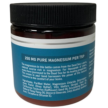 Magnum Solace Magnesium Lotion – Nighttime Magnesium Cream – Apply to Legs, Arms or Chest - Topical Magnesium Chloride – USA Made and Safe for Kids (Ylang Ylang)