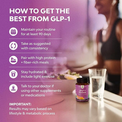 GLP-1 Berberine Supplement - One a Day Healthy Gut Berberine Complex with Panax Ginseng Turmeric Curcumin & Cayenne Pepper for Metabolic Balance - Gluten Free Vegan and Non-GMO - 30 Count
