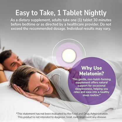 21st Century Melatonin 3 mg Tablets, 90 Count