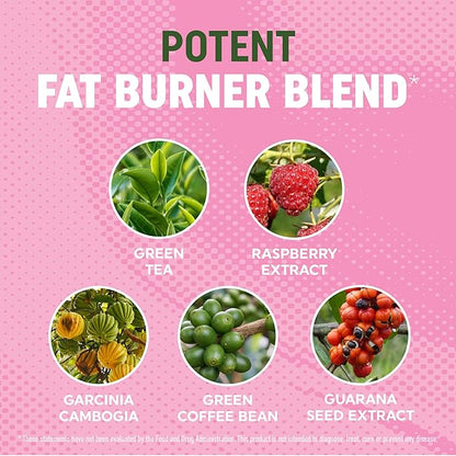 Women’s Fat Burner Gummies for Weight Loss | Green Tea, Green Coffee Bean, Garcinia Cambogia & Ketones | Fat Burners for Women Weight Loss Gummies | Green Tea Fat Burner Supplements | 60 Count