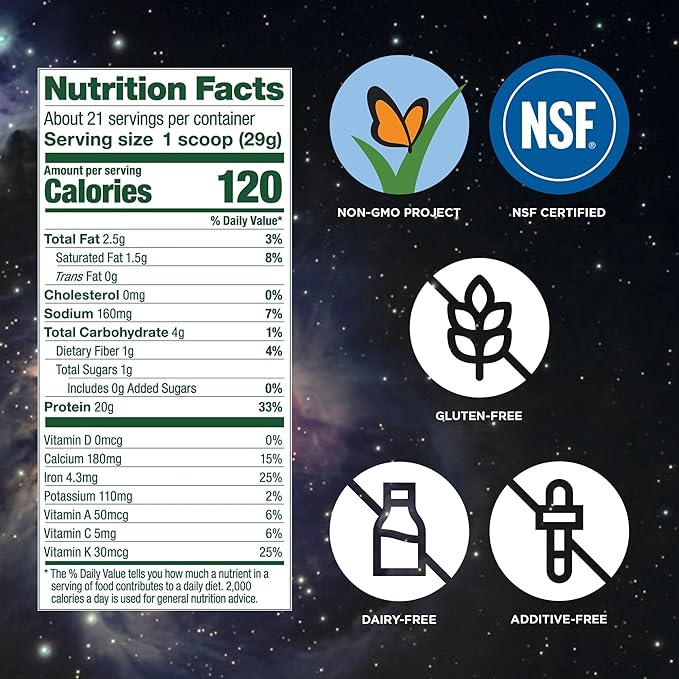 Vega Protein and Greens Protein Powder, Berry - 20g Plant Based Protein Plus Veggies, Vegan, Non GMO, Pea Protein for Women and Men, 1.2 lbs (Packaging May Vary)
