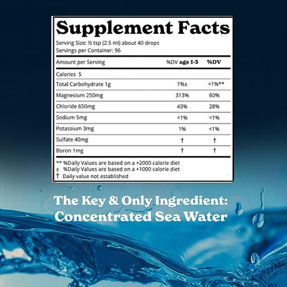 Better Alt Concentrated Trace Mineral Drops |Contains 72+ Minerals| Lab-Tested for Purity | Aids Muscle Recovery and Boosts Energy | 2-Month Pack with 96 Servings