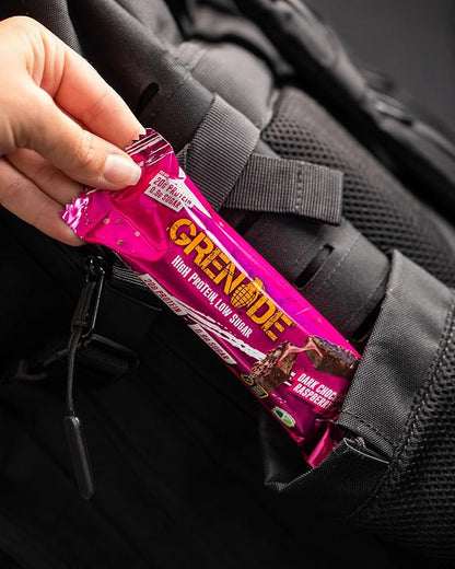 Grenade High Protein Bar - Dark Chocolate Raspberry, 12 x 60 g