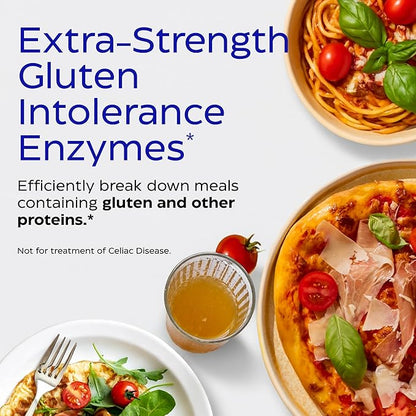 Enzymedica - GlutenEase Extra Strength, Complete Gluten & Casein Formula with Digestive Enzymes + DPP-IV, 30 Capsules