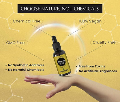 Earth N Pure Jojoba Oil Cold Pressed Natural and Therapeutic Grade for Skin & Hair 15 ml