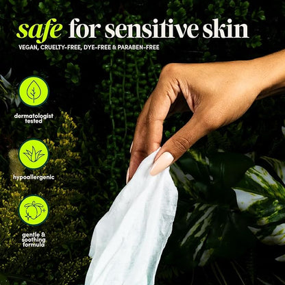 goodwipes Flushable Wipes - Individually Wrapped Butt Wipe for On-the-Go Adults - Portable Mini Wipes - Travel Essentials - Sewer & Septic Safe - Botanical Bliss, 32 Count (1 Pack)