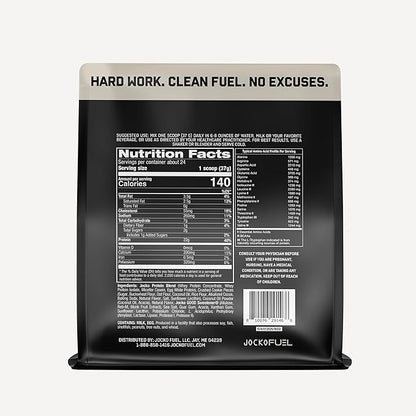 Jocko Fuel Whey Protein Powder, Cookies & Cream, 22g Protein, Digestive Enzymes + Probiotic Blend, No Sugar Added, with Essential Amino Acids + Electrolyte Minerals, 24 Servings