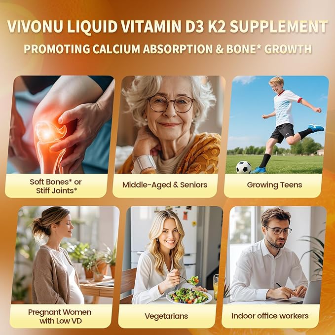 VivoNu Vitamin D3 K2 10000 IU with MK7-300 Virgin Coconut Oil Softgels, 2 in 1 Vitamins D & K Complex | Vitamina D3 con K2 ((3 Bottle))