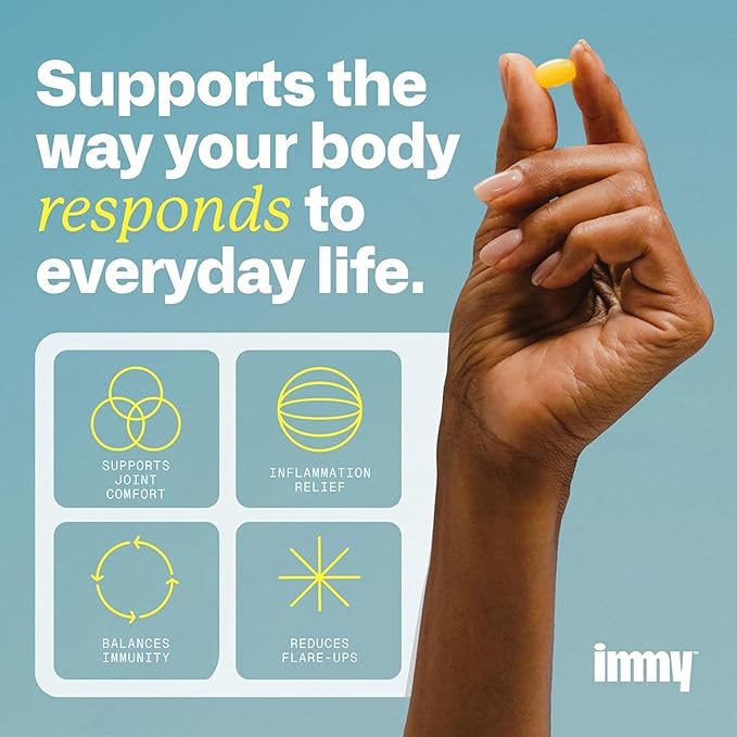 IMMY Doctor-Developed Inflammation Support - 30 Capsules - Supports Healthy Inflammatory Response & Immune Resilience - Paleobiotic, Daily Inflammation Control